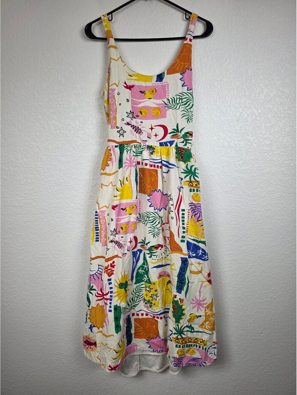 Anthropologie Sincerely Jules Colorful Midi Dress Large
